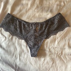 NWT Victoria secret muted purple thong